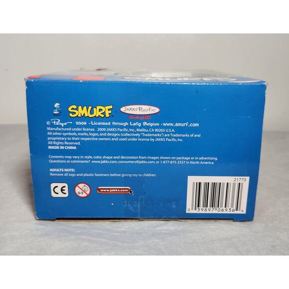 Jakks Pacific The Smurfs Papa Smurf 6.5" Vinyl Figure 2009 Open Box - Picture 5 of 6